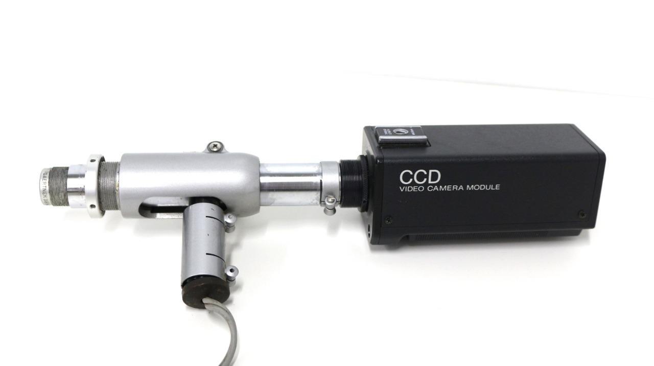 Sony XC-57 CCD Video Camera Module w/CMA-D2 Camera Adaptor & Gaertner Microscope