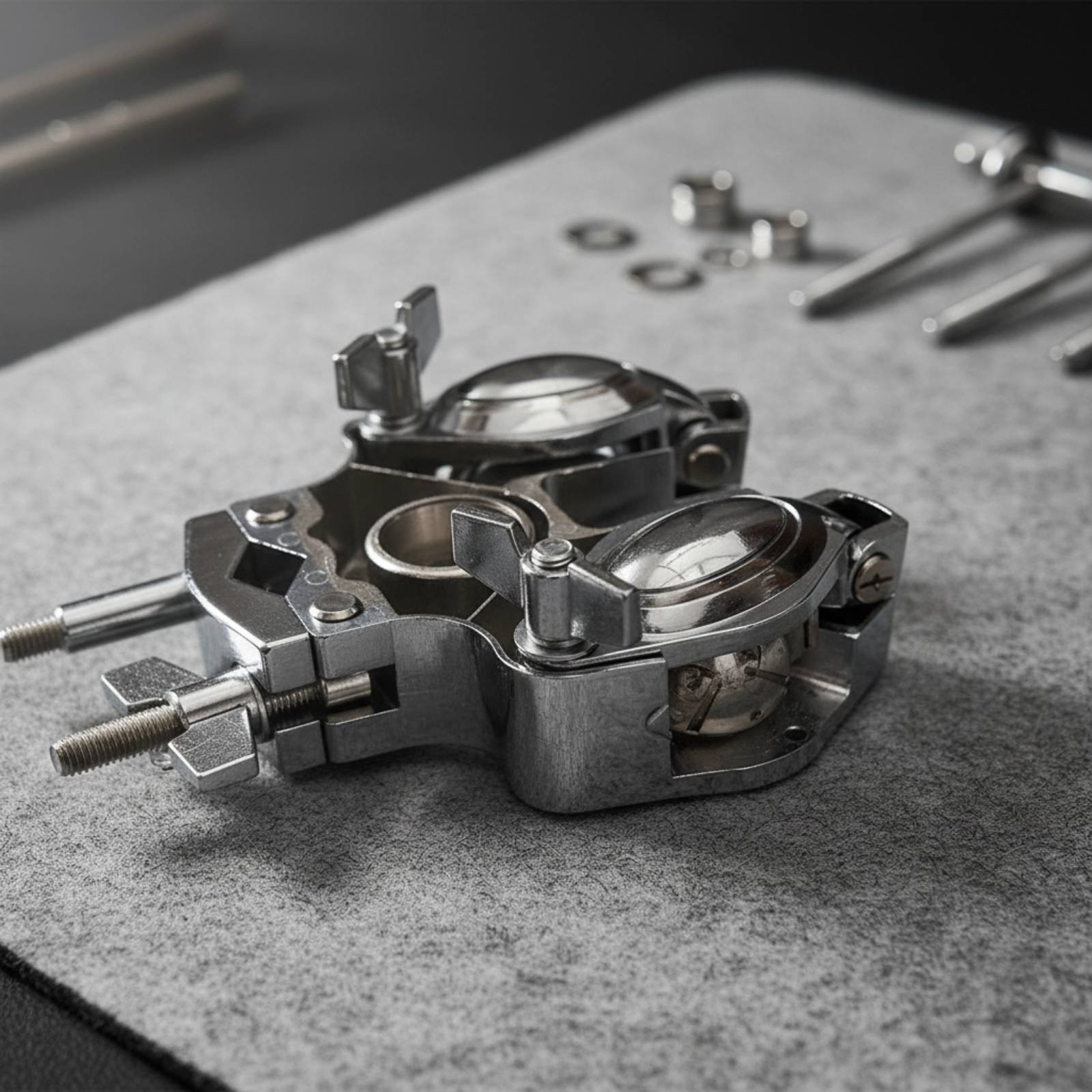 Drum Kit Tom Bracket Easy Installation Tom Holder Bracket Stable for Drummers