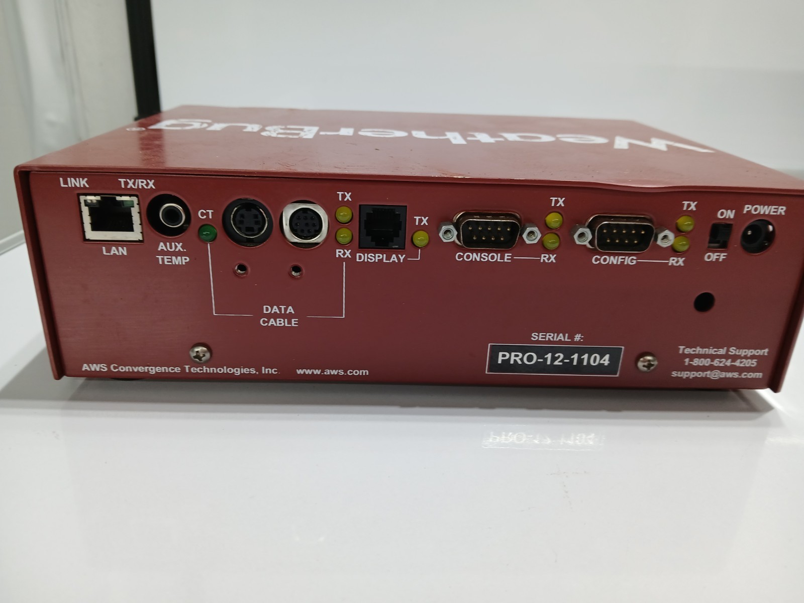 Weather Bug Network Appliance Tracking Station Data Logger Internet Transmitter