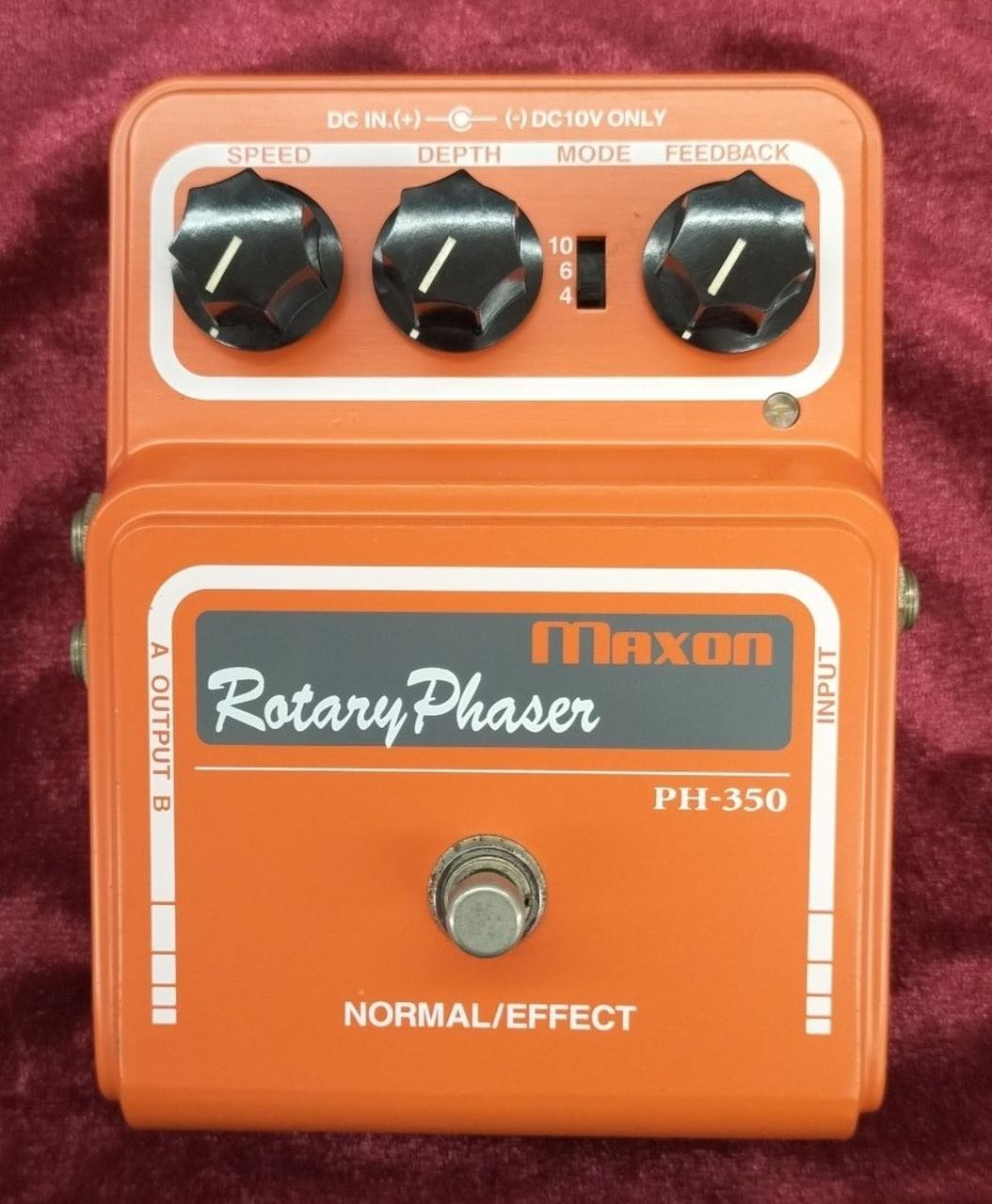 Maxon PH-350 Phaser Effector Rare Wide Sound with Adapter