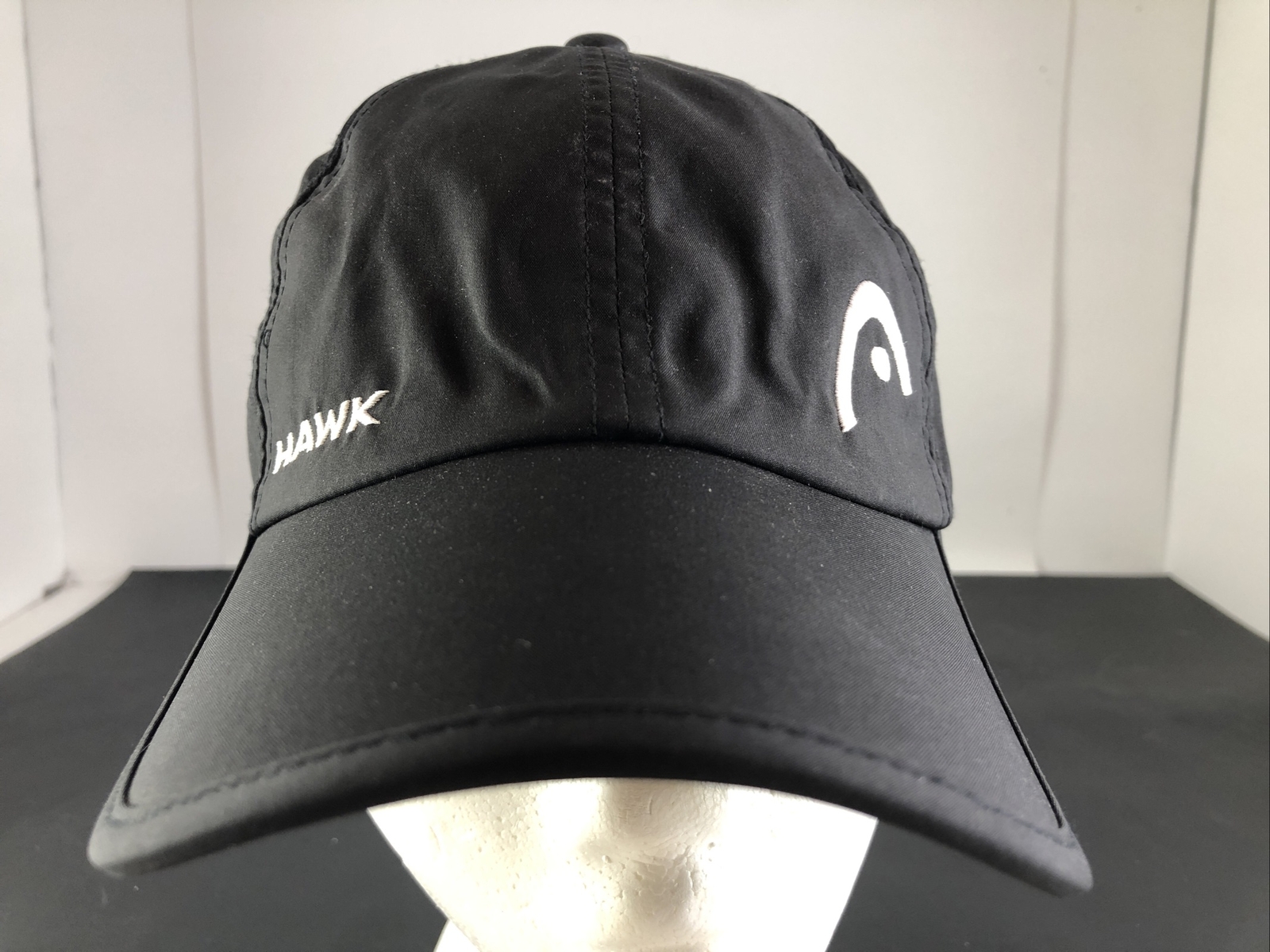 Head Adult Unisex HAWK Pro Player Adjustable Baseball Black Hat OSFA