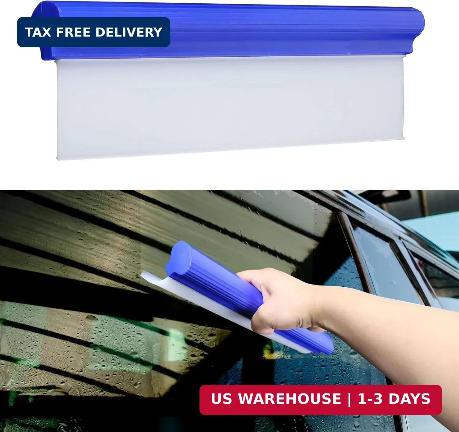 12 Inch Car Drying Squeegee Water Blade, Professional Automotive Wiper