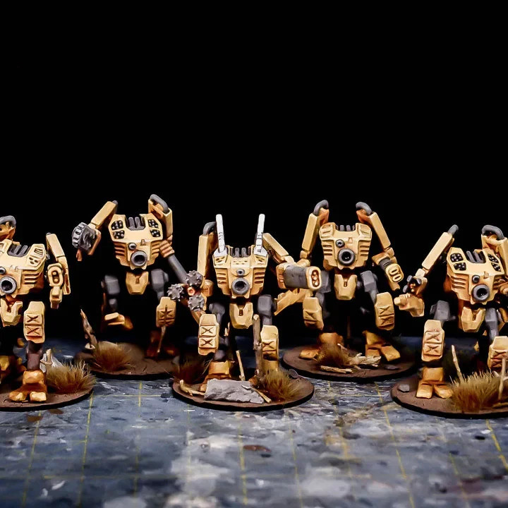2 Player set - 6mm - The Enlisted vs The Tech - Infantry - Epic - Resin
