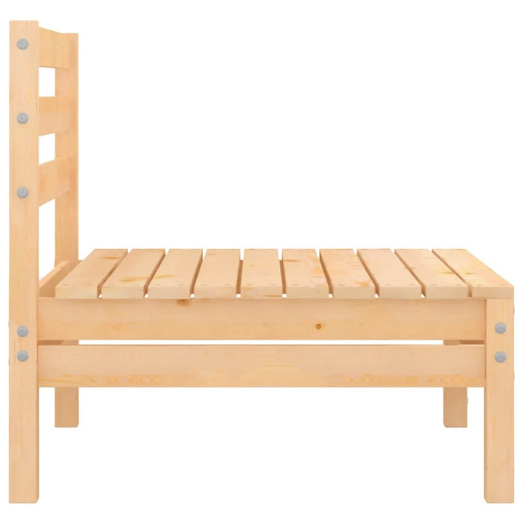 Patio 2-Seater Sofa Solid Pinewood