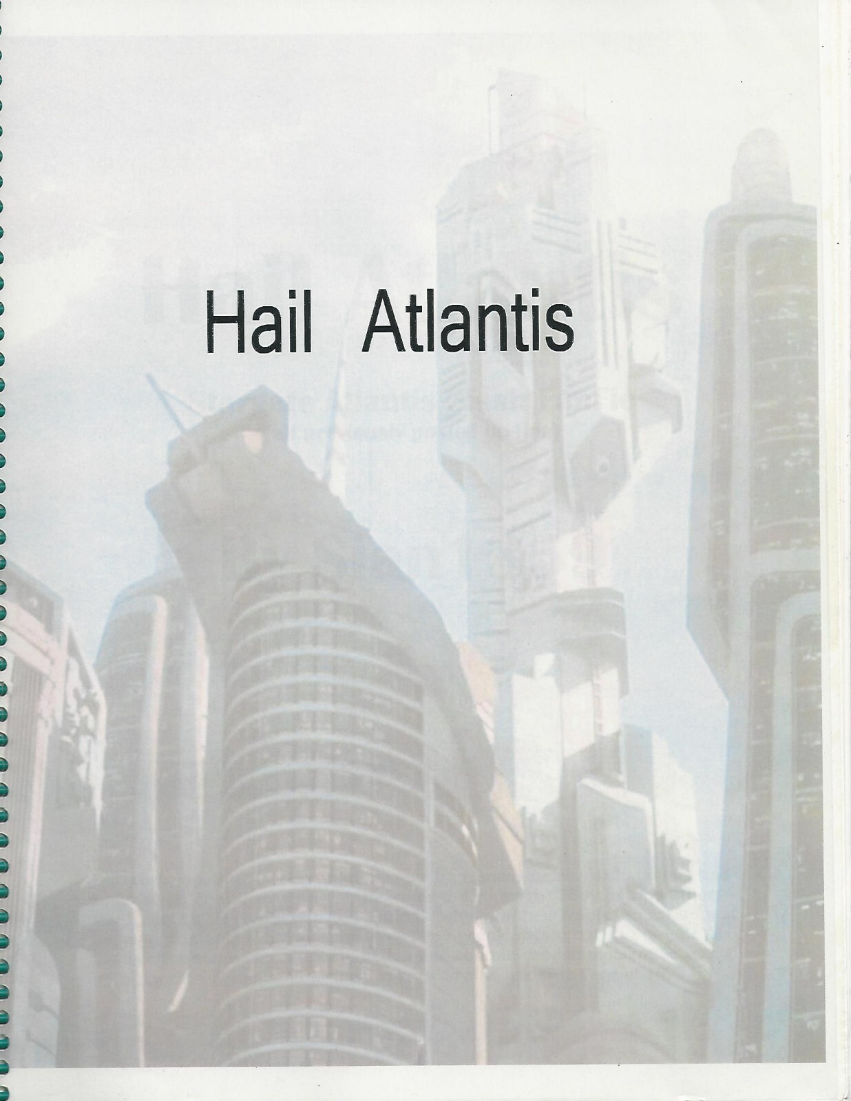 Stargate Atlantis Fanzine "Hail Atlantis" Slash McKay/Sheppard 2009 Anthology