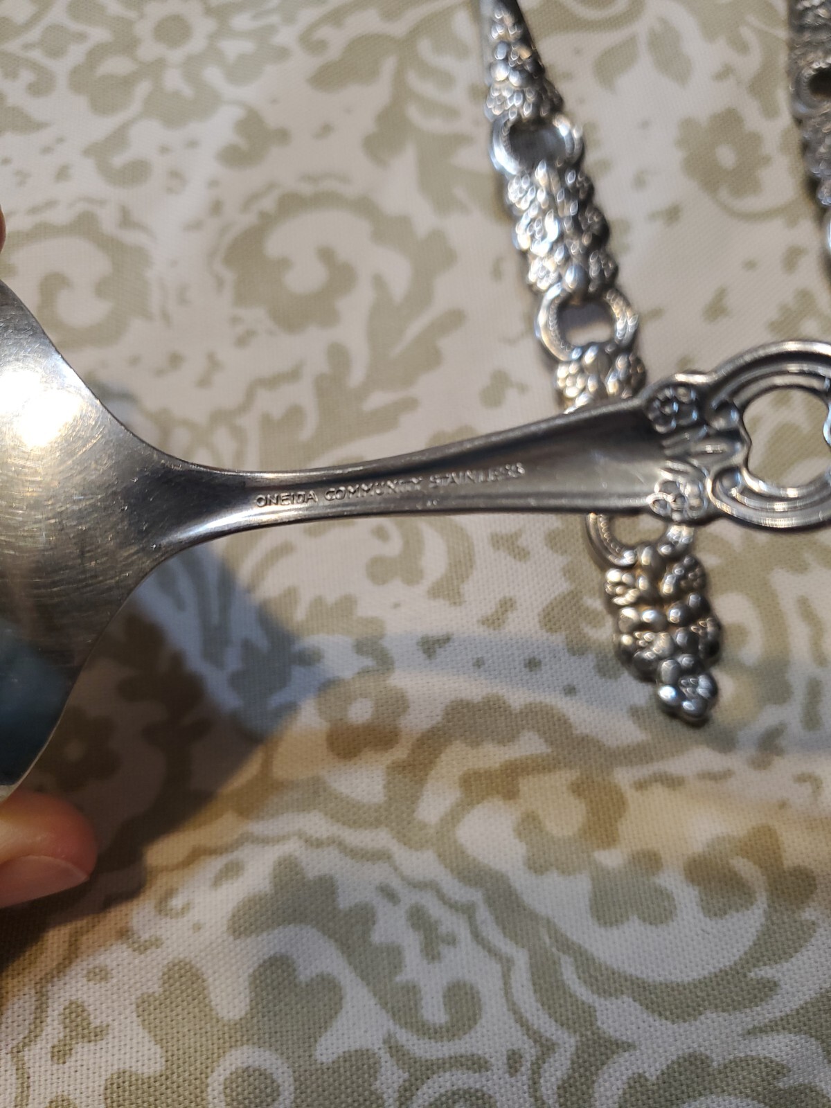 Oneida Community VIOLA VOILA 6 Piece Serving Flatware Set A3