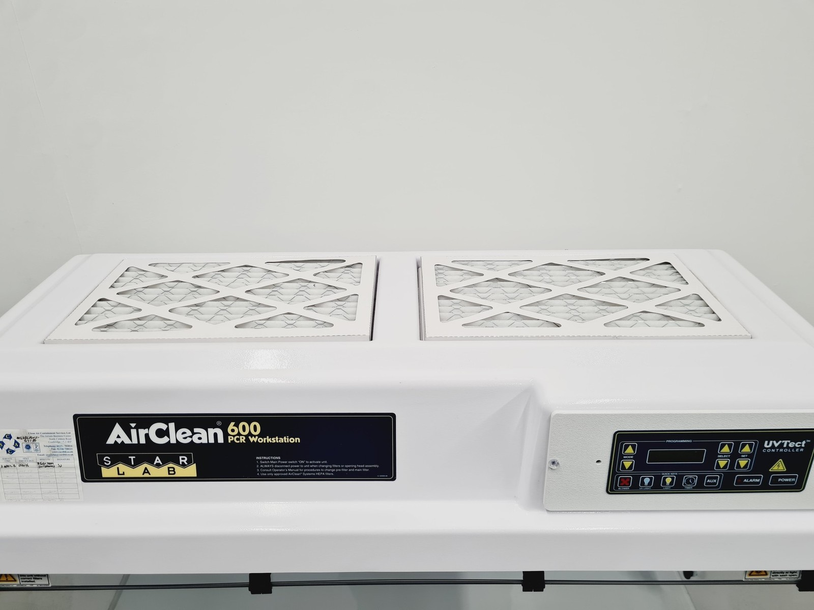 AirClean 600 AC648LFUVC-220 PCR Workstation Lab