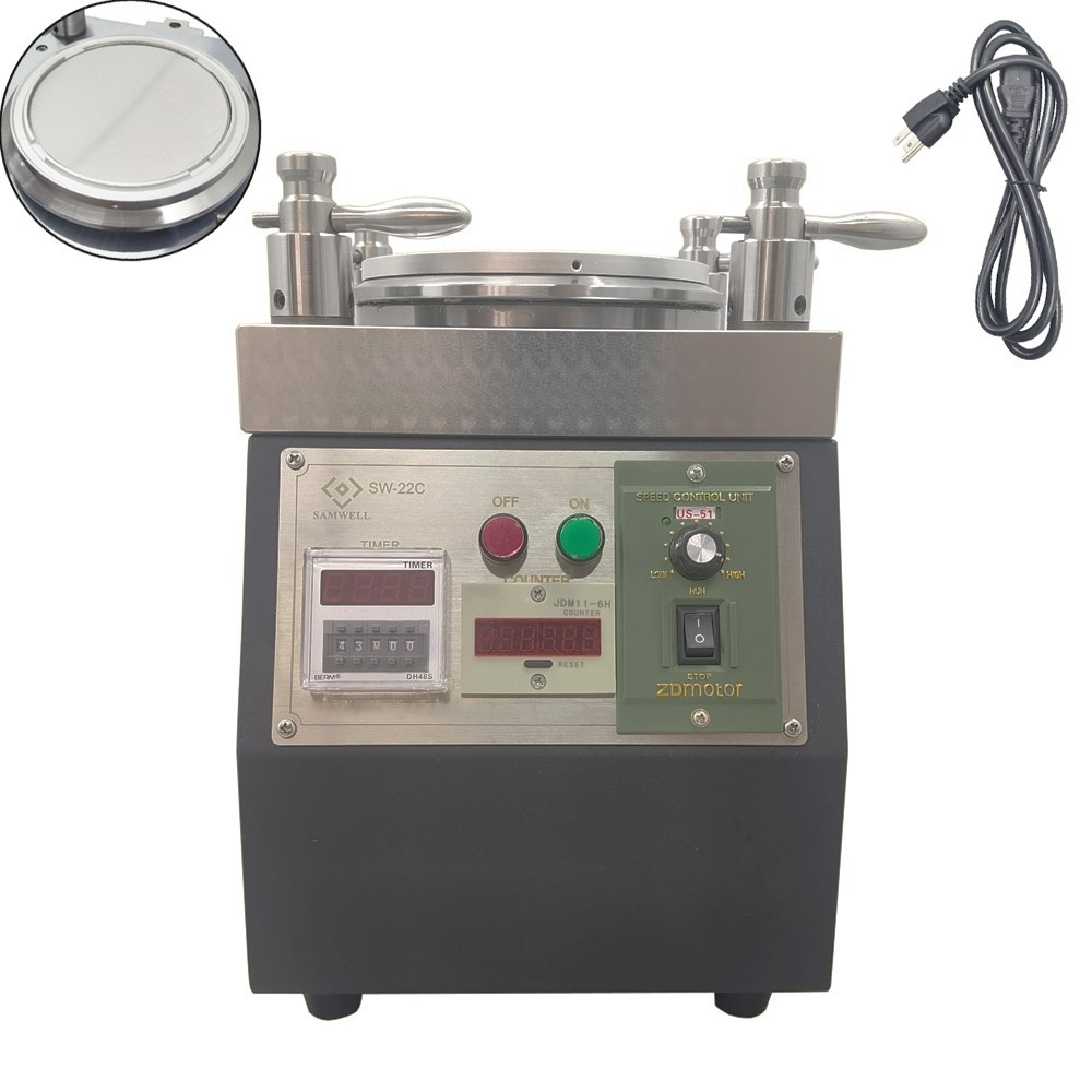 110V Optical Fiber Grinding Machine Four Corners Pressurized Fiber Polisher
