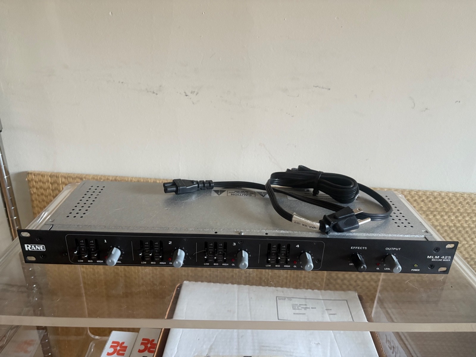 Rane MLM42S Mic/Line Mixer w/Power Cord - in Excellent Working Condition