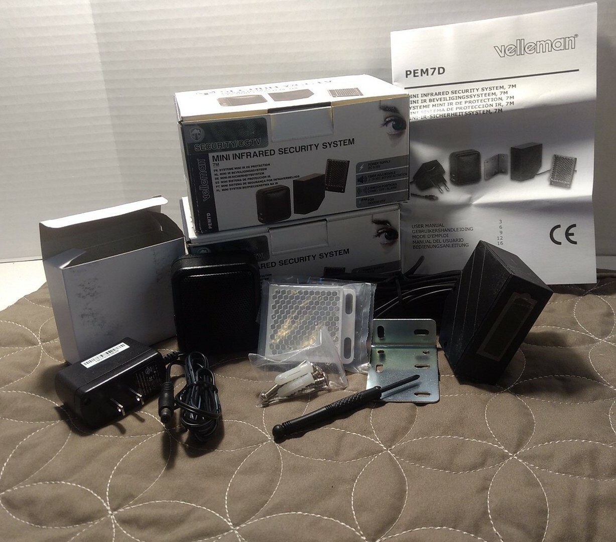 Velleman Security/CCTV mini infrared security system, 7M