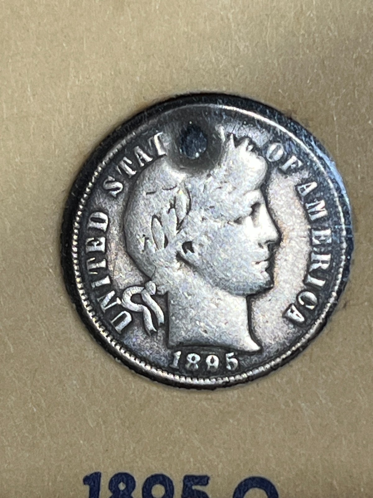 1895-O Barber Dime