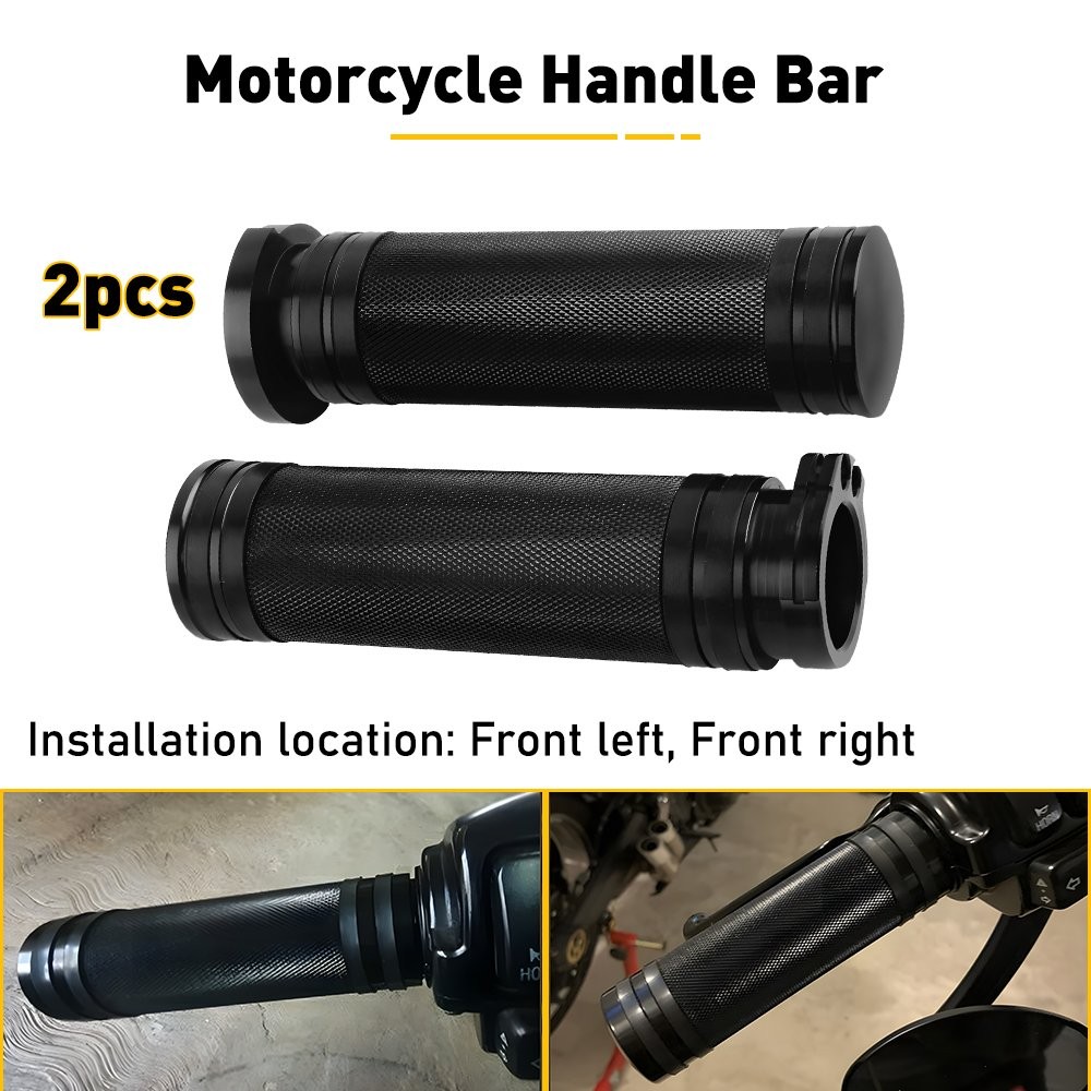 7/8 22mm Black Hand Grips Set Fit Harley Street XG500 XG750 2015 2020