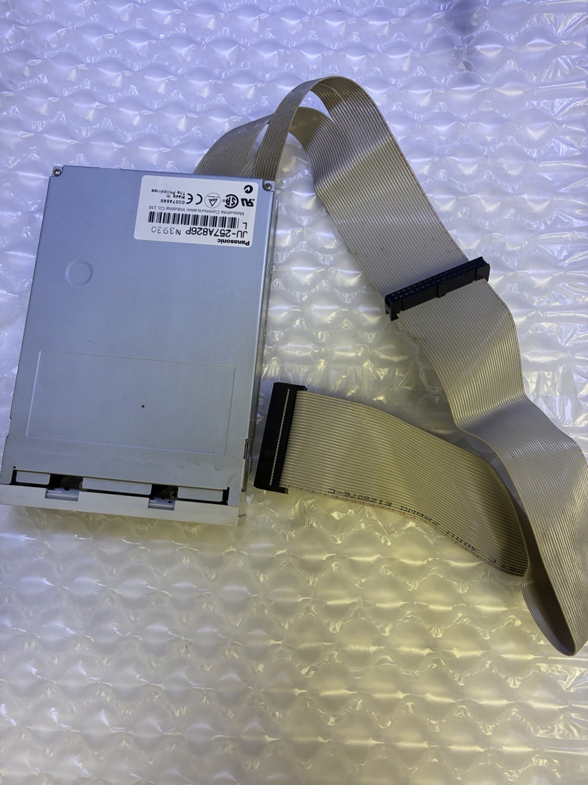 🔥 Panasonic JU-257A826P 3.5” 1.44MB Internal Floppy Disk Drive w/ Ribbon