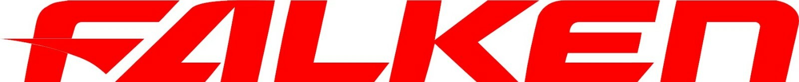 Logo Falken racing decal die-cut sticker Red vinyl car 6"x0.60" racing tire jdm