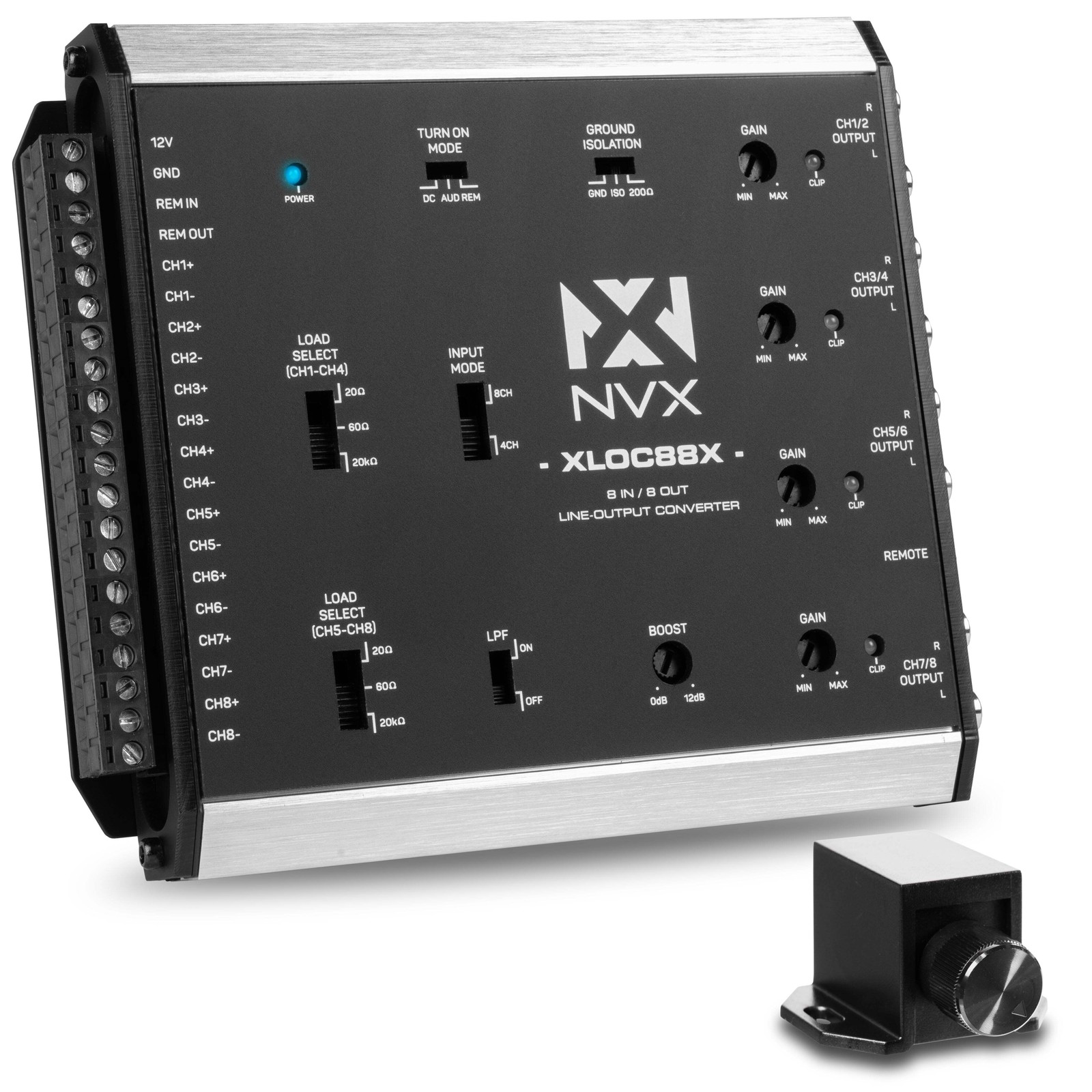 NVX XLOC88X 8 inputs / 8 outputs Line Output Converter with Remote Level Control