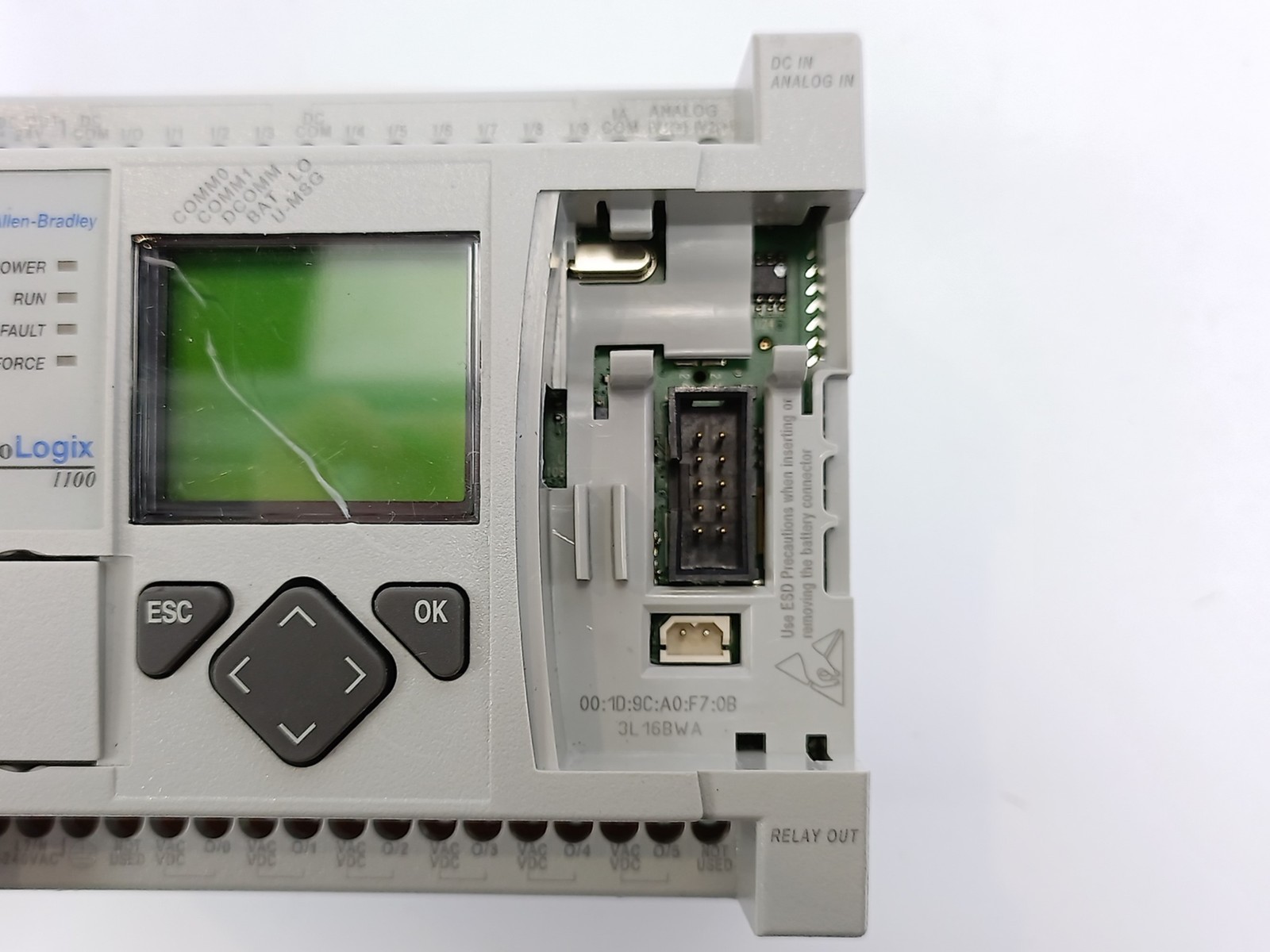 AB 1763-L16BWA Ser. B MicroLogix 1100 16 Point Controller