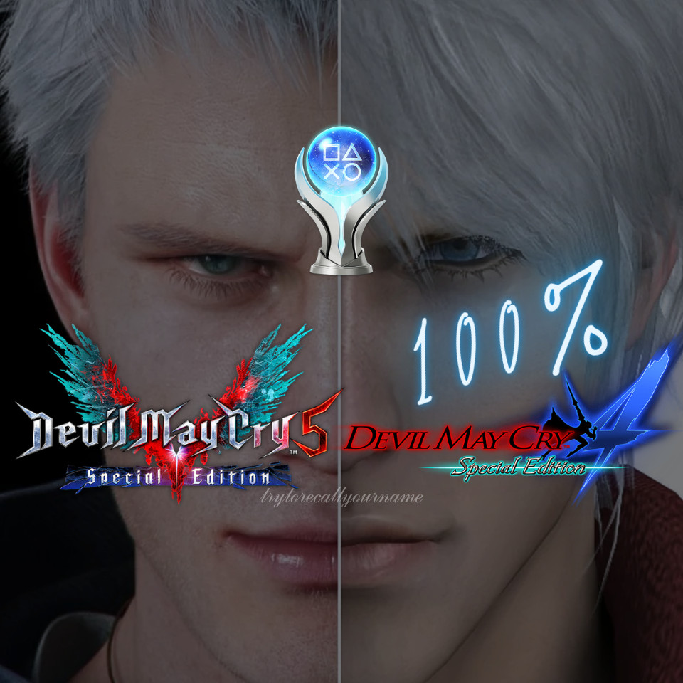 DEVIL MAY CRY 4 SE +DEVIL MAY CRY 5 SE PS4/PS5 Platinum Trophy Service FAST SAFE