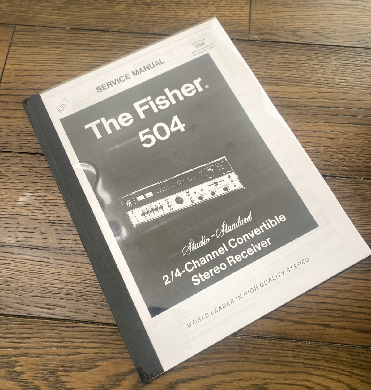 504 Stereo Receiver Service Manual Fits Fisher 504