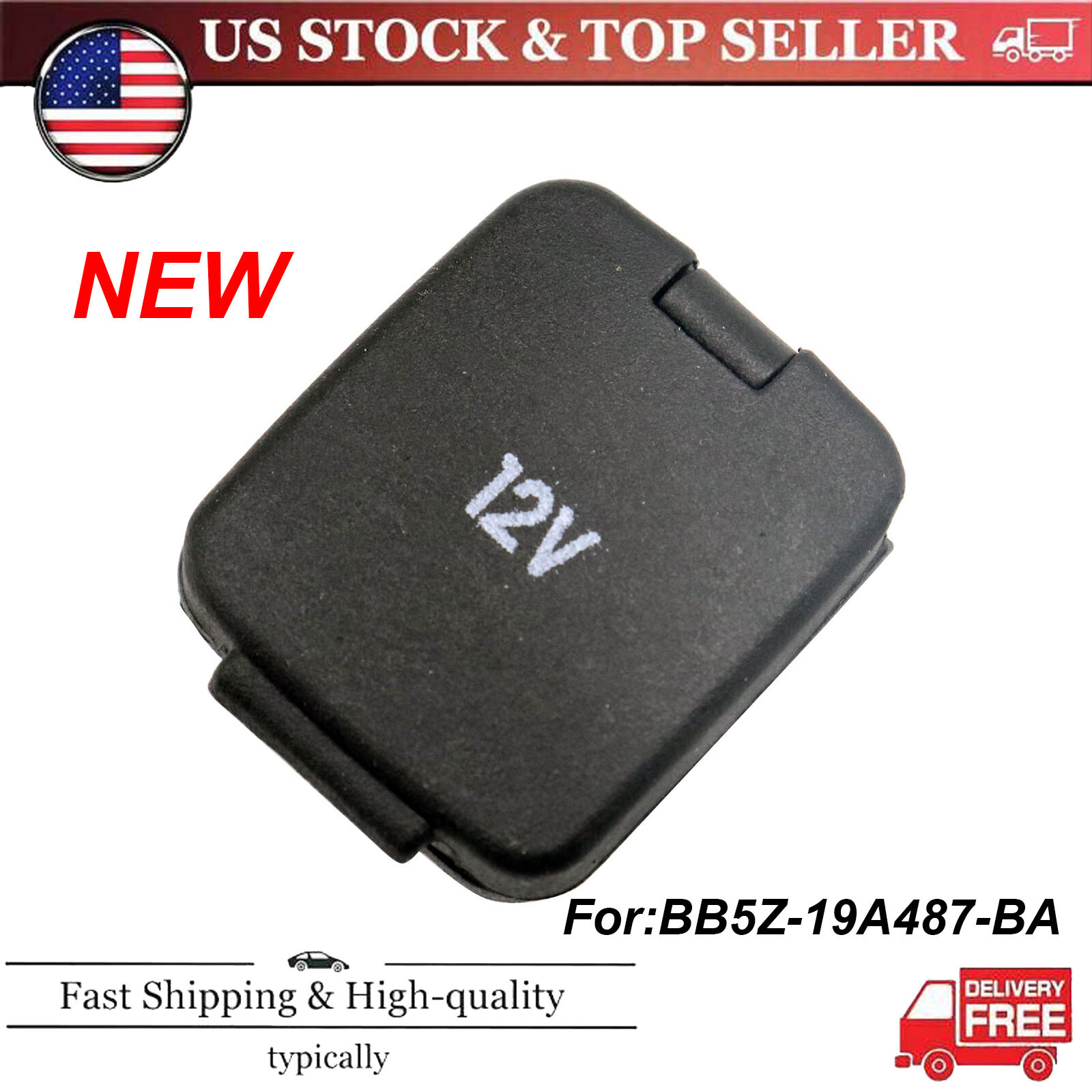 NEW Console Power Outlet Cover for 2011-2017 Ford F-150 F-250 F-350 Ford F-450