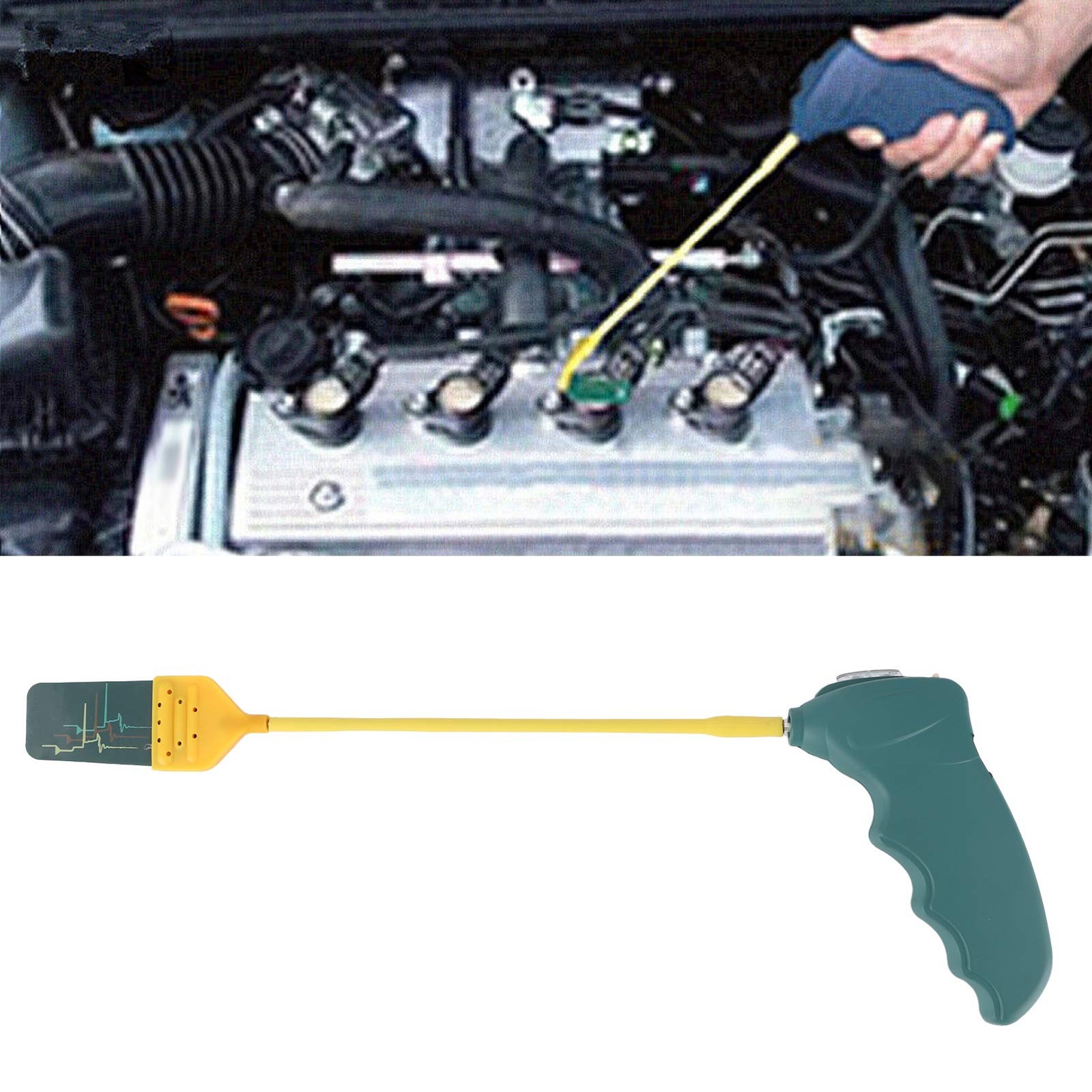 Ignition Coil Tester, Mini Professional Auto On Plug Quick Green,Red