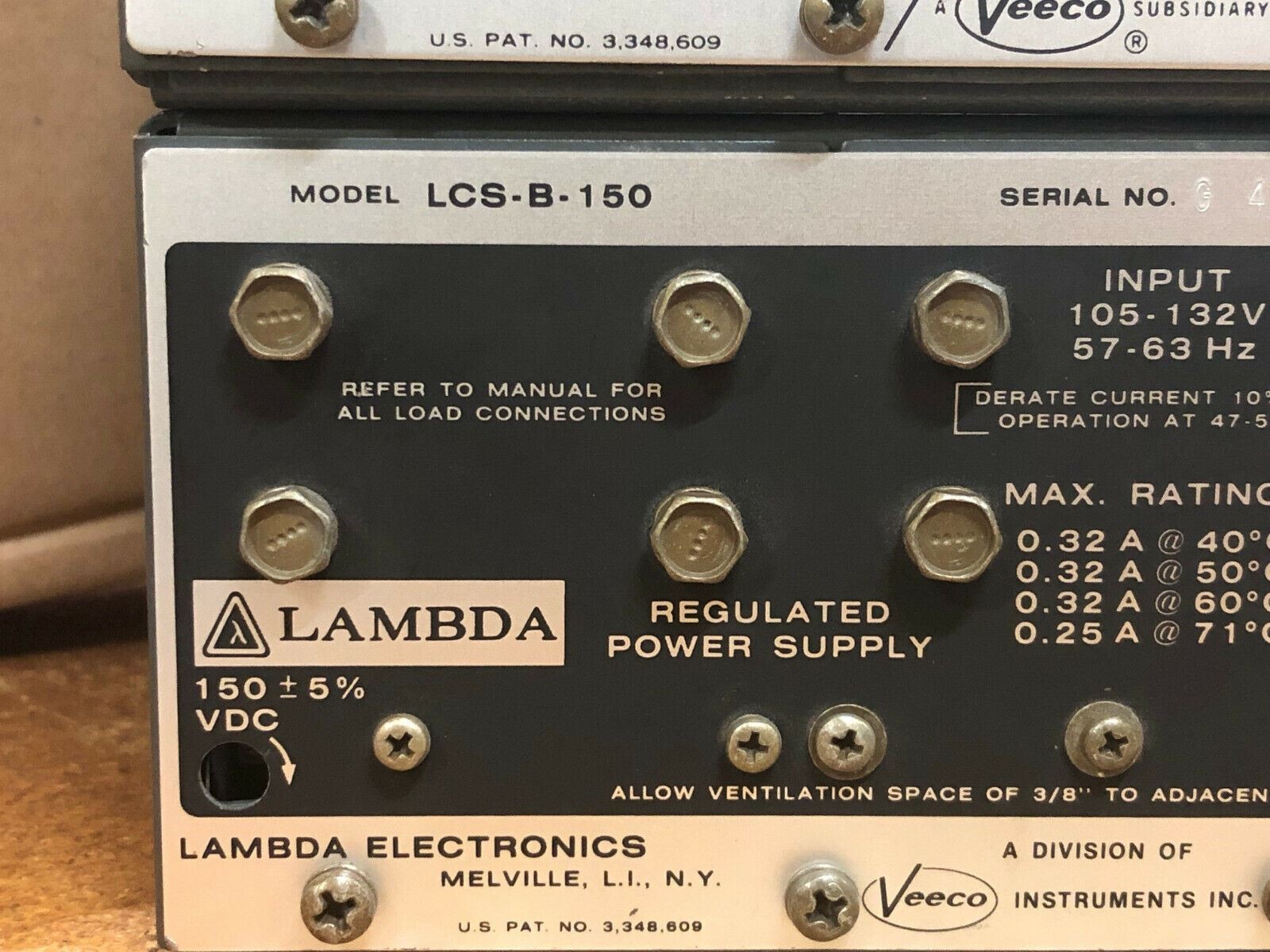 USED Lambda LCS-B-150 Regulated Power Supply FREE SHIPPING