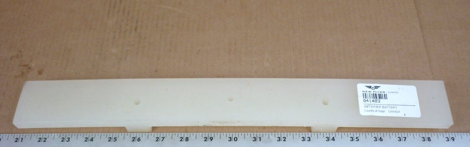 New Flyer Nylon Retainer Battery P/N 041483
