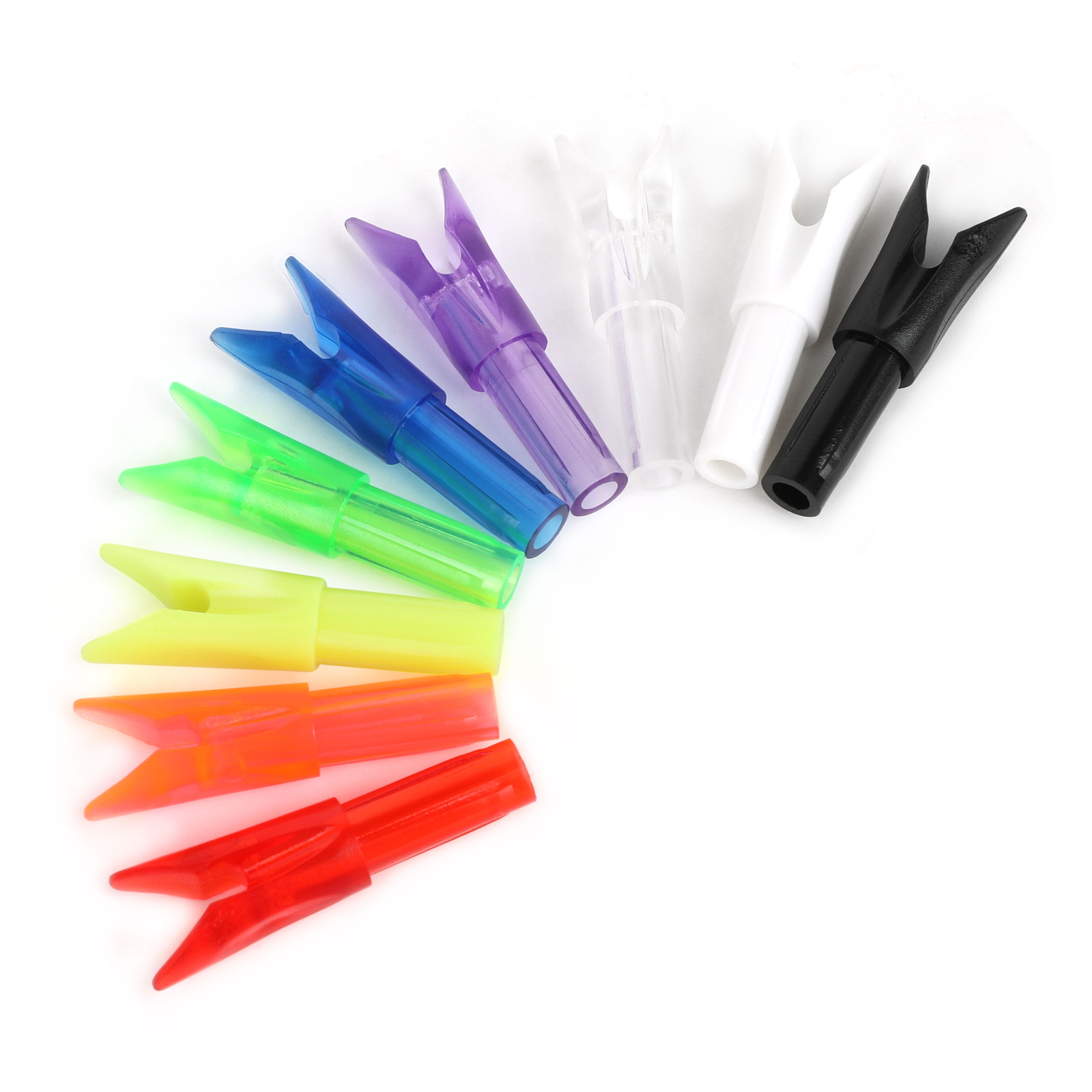 50 X Archery Arrow Nock Push-in Nock For ID 6.2mm Arrow Shaft Bow Hunting Target