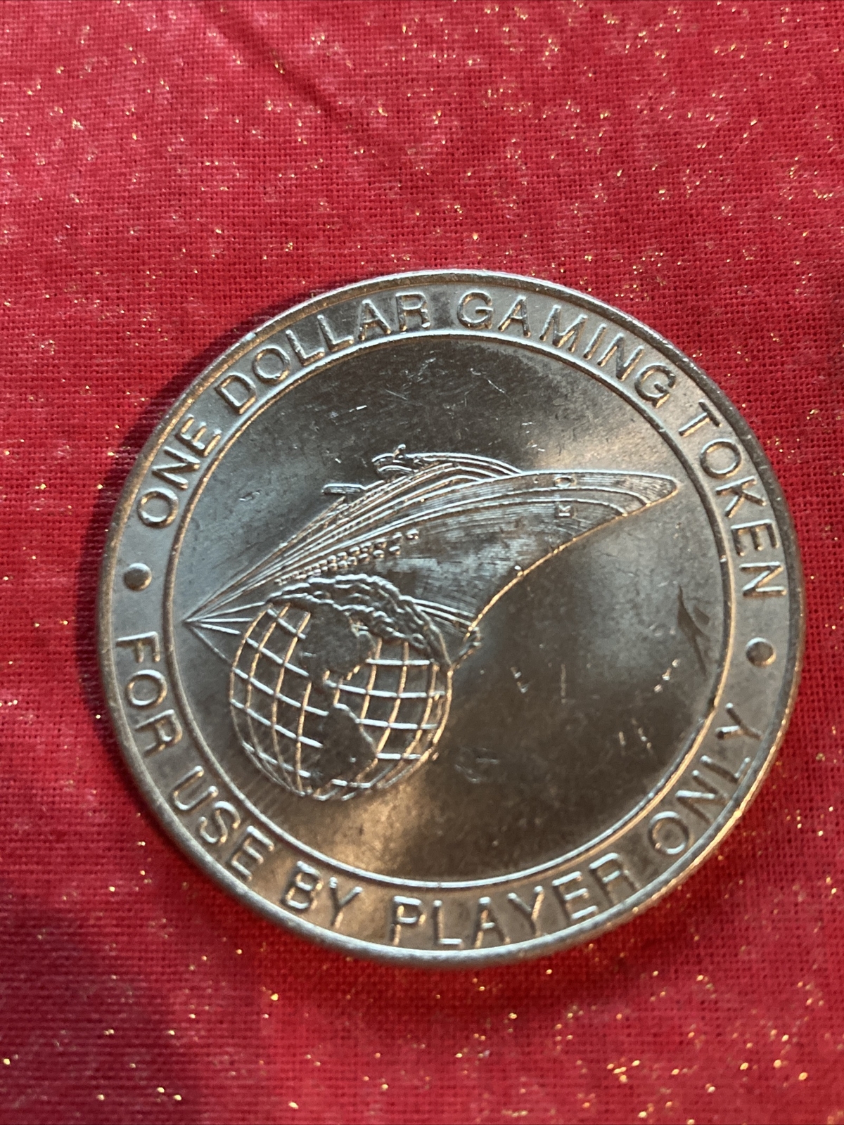 Vintage Tiber Entertainment Group One Dollar Gaming Token