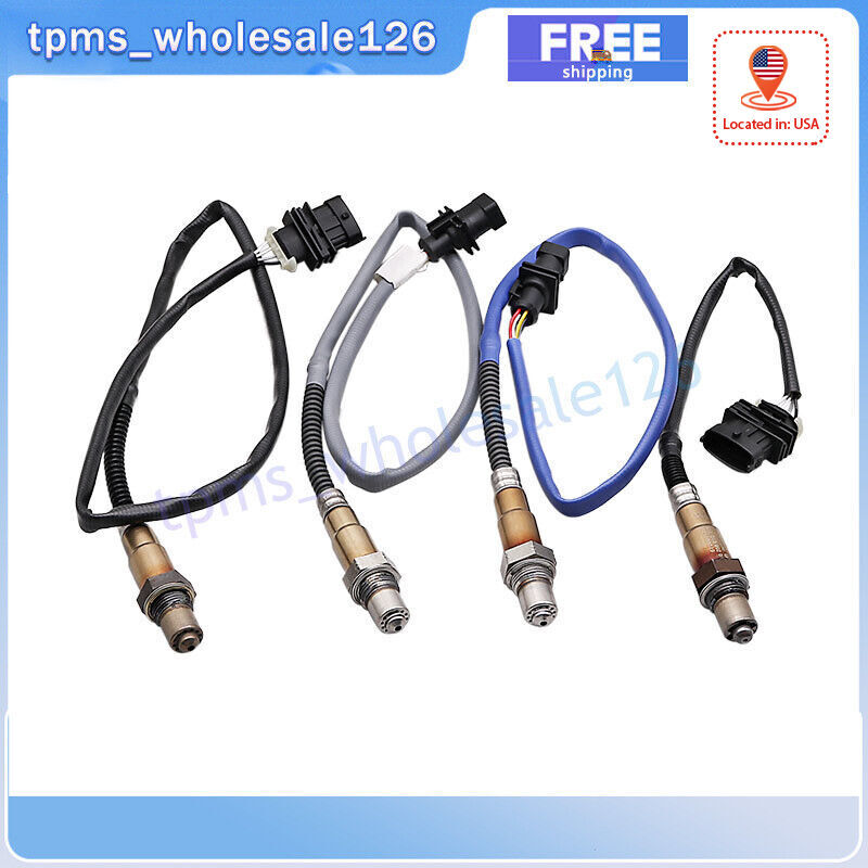 4Pcs Oxygen O2 Sensor For 2017-2020 Maserati Ghibli 2014-2020 Levante 3.0L Turbo