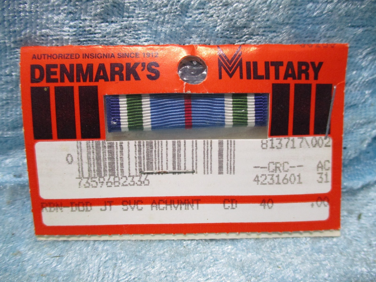 Denmark's Military Joint Service Achievement Military Ribbon