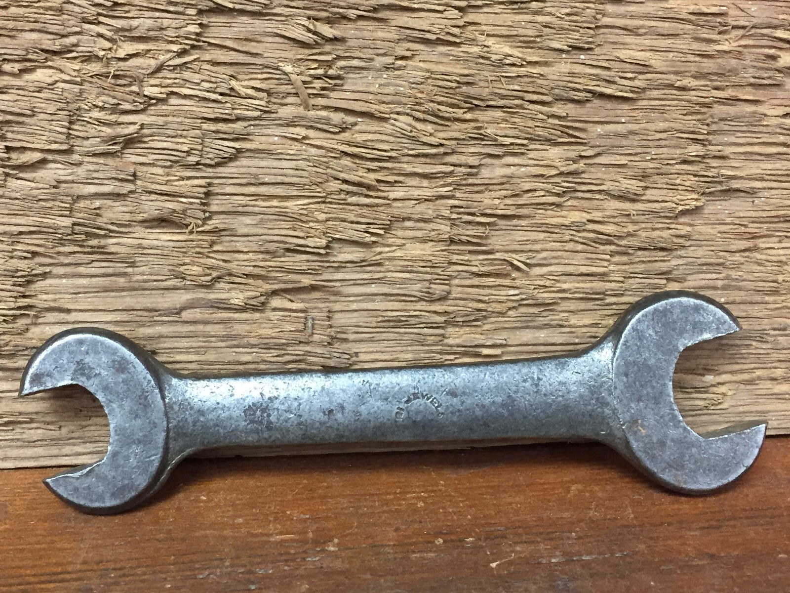 Vintage 1921 Jewel Brand Double Open End Wrench - 5/8” & 1/2” - Forged Steel