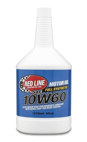 Red Line Oil 10W60 Synthetic Motor Oil 1 Quart - Case of 12