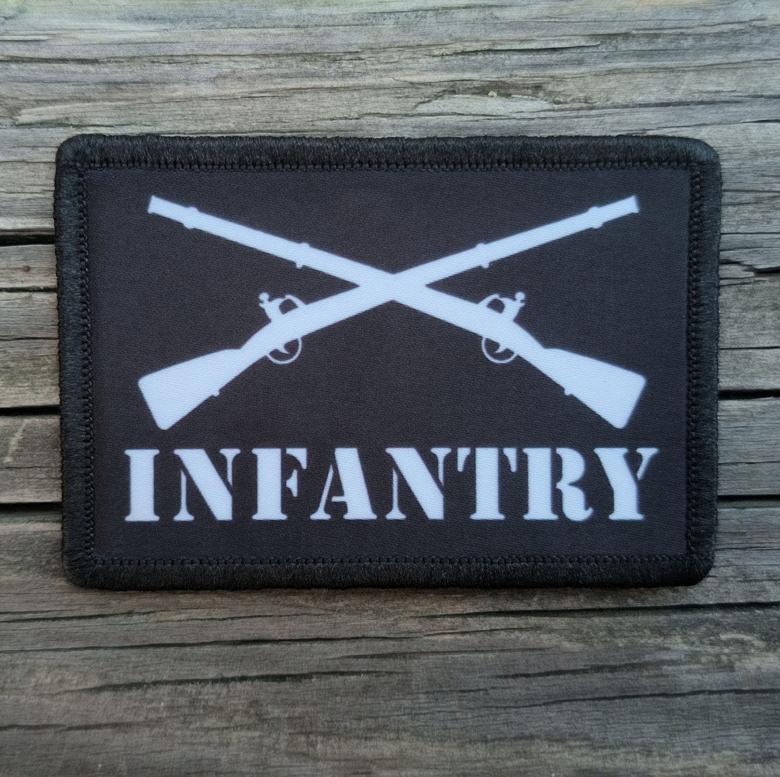 Infantry Morale Patch Hook and Loop Army Custom Tactical 2A Gear