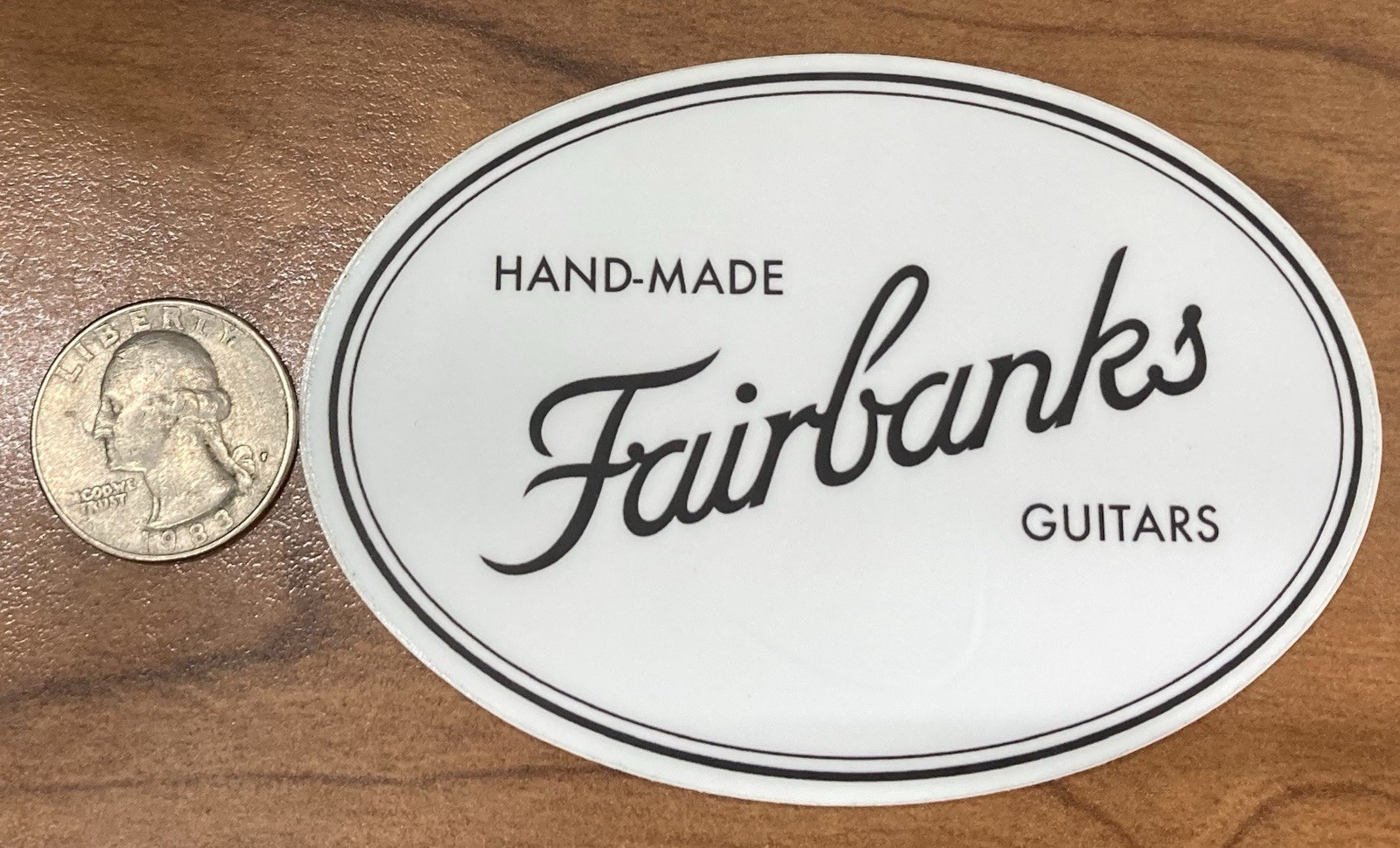 Fairbanks Acoustic Guitar Co. STICKER - Boutique Acoustic High-End Luthier USA