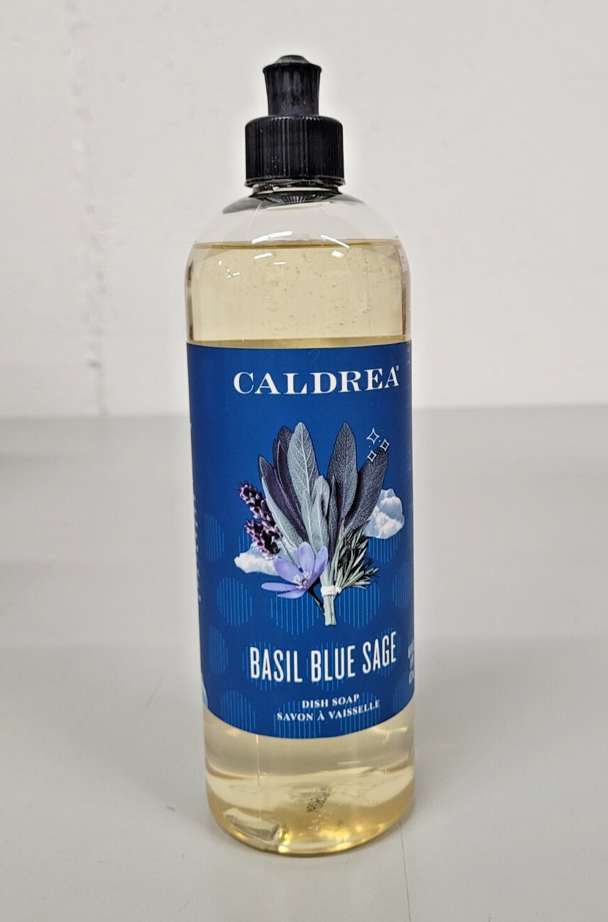 Caldrea Dish Soap, BASIL BLUE SAGE 16 fl oz DISCONTINUED