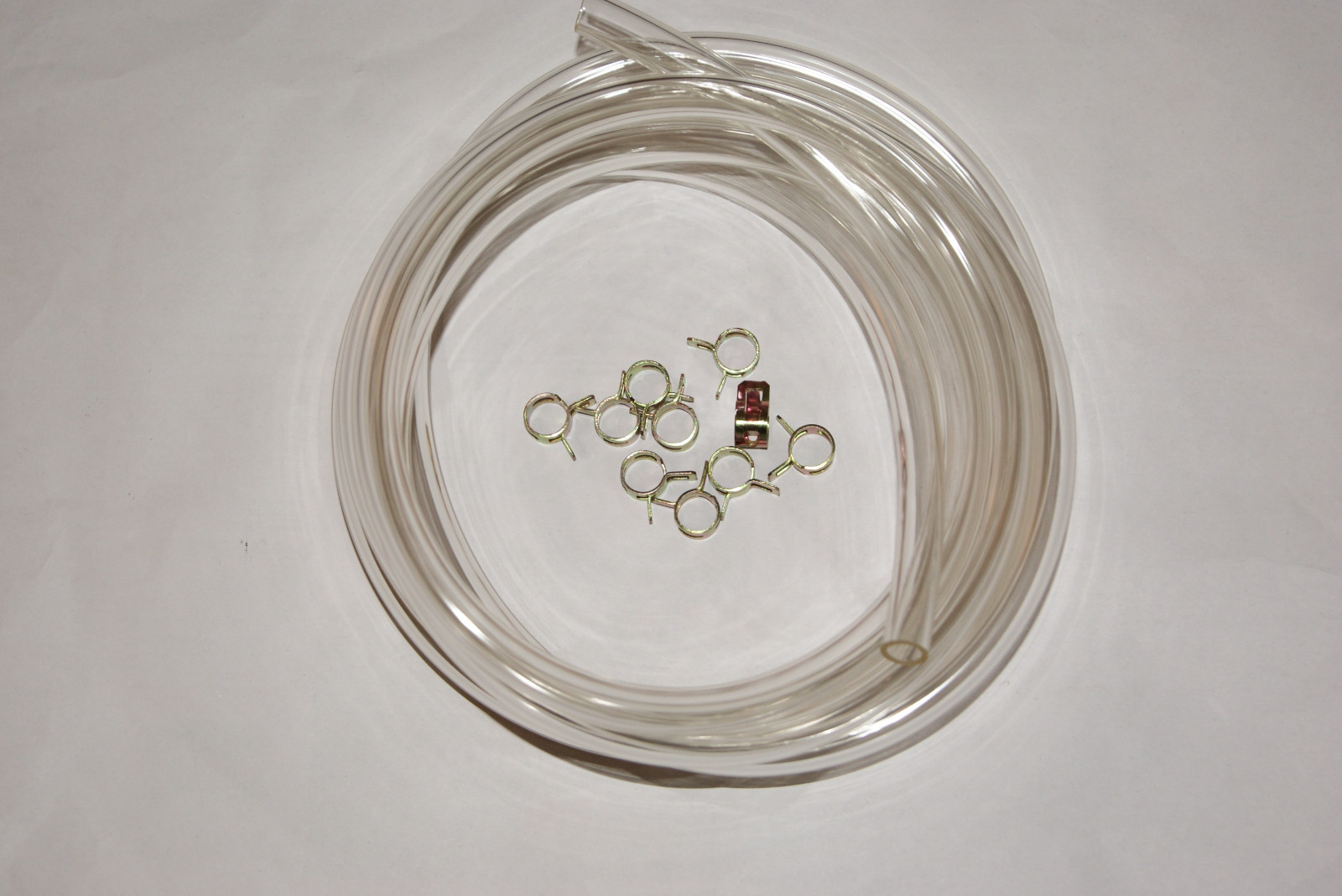 10FT fuel line clear tubing 5/16" ID motorcycle atv snowmobile utv gas tube hose