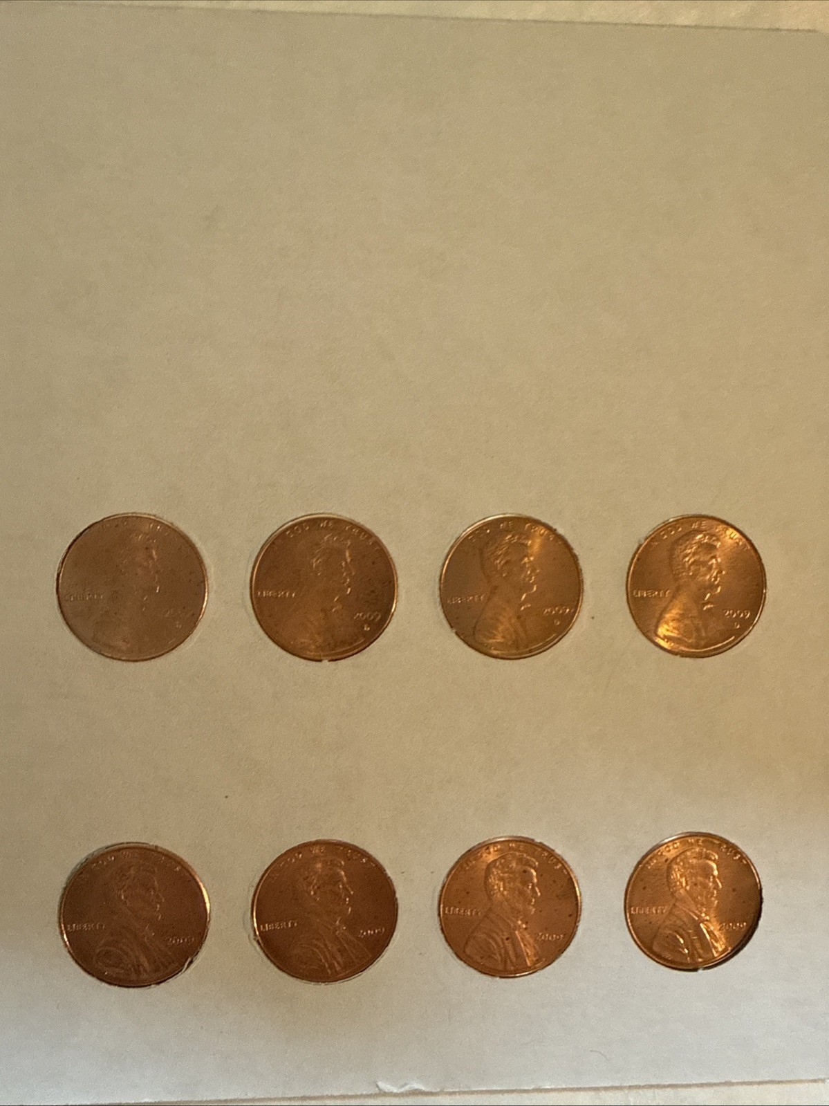2009 Lincoln Penny Collection Set – First Commemorative Mints/COA And cover book