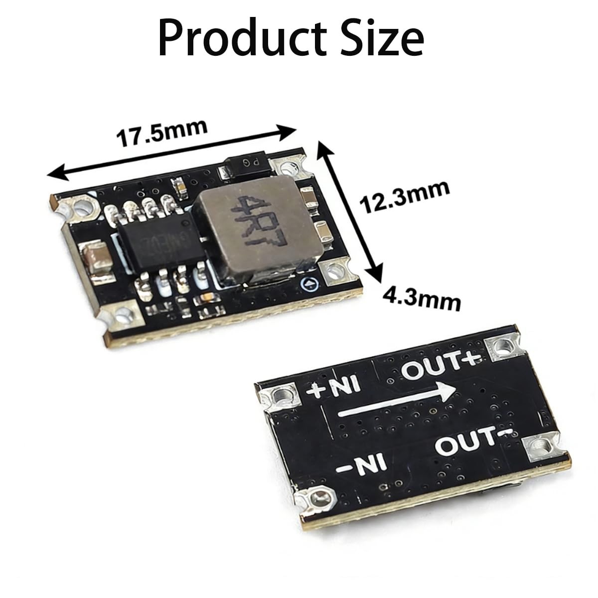 10-Pack DC-DC Adjustable Step-Down Voltage Regulator Module Kit - 5V-30V Inpu...