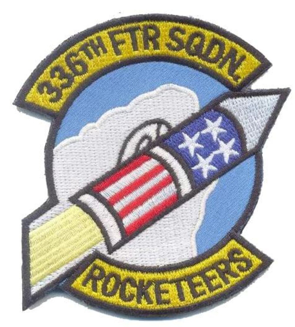 336th Fighter Squadron Rocketeers Patch – Sew On