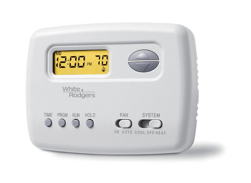 1F78-151 White Rodgers Wall Thermostat 24V Millivolt Battery Programmable 5+2