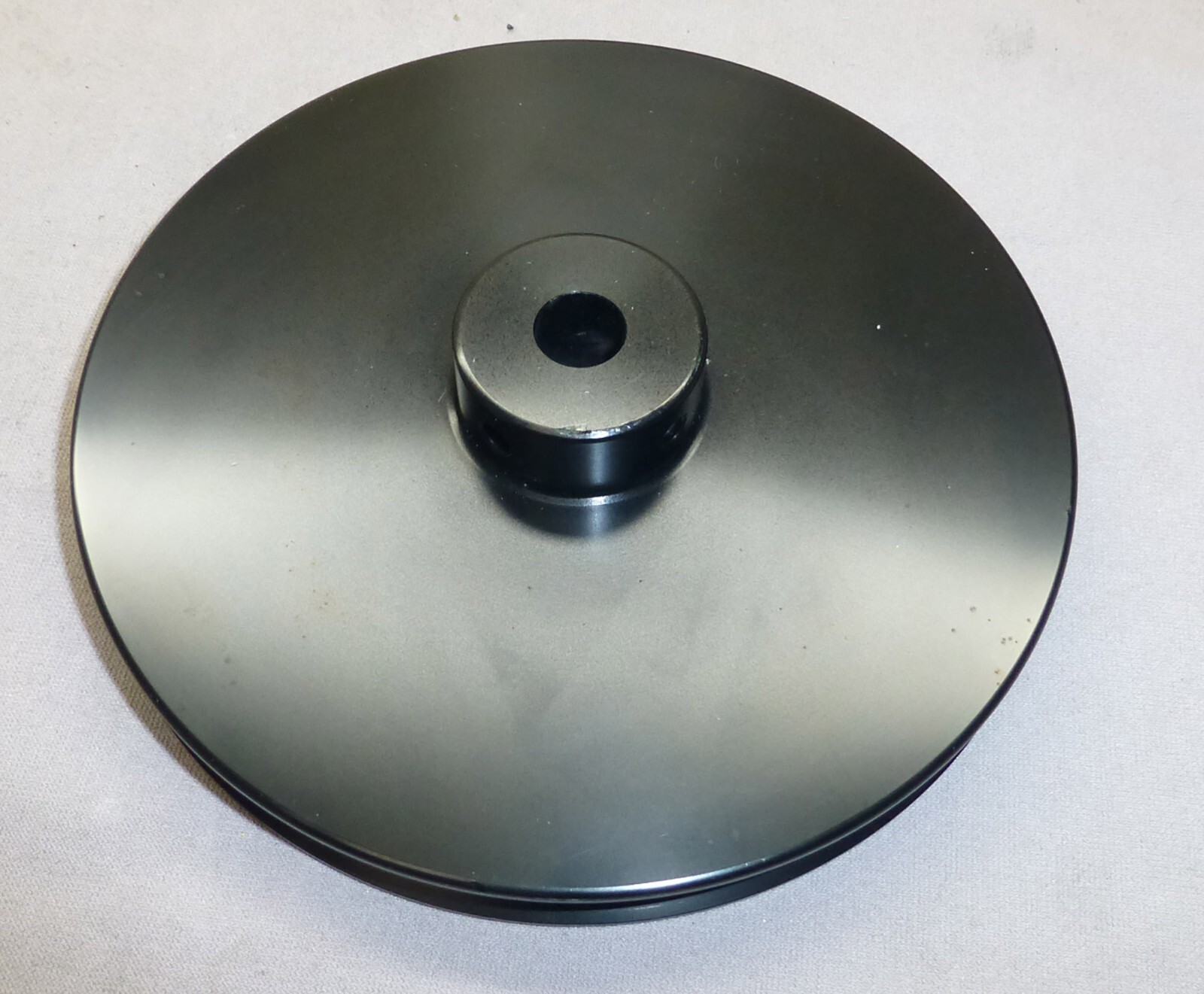 6" V belt pulley black anodized aluminum vee 4L 1/2" Bore