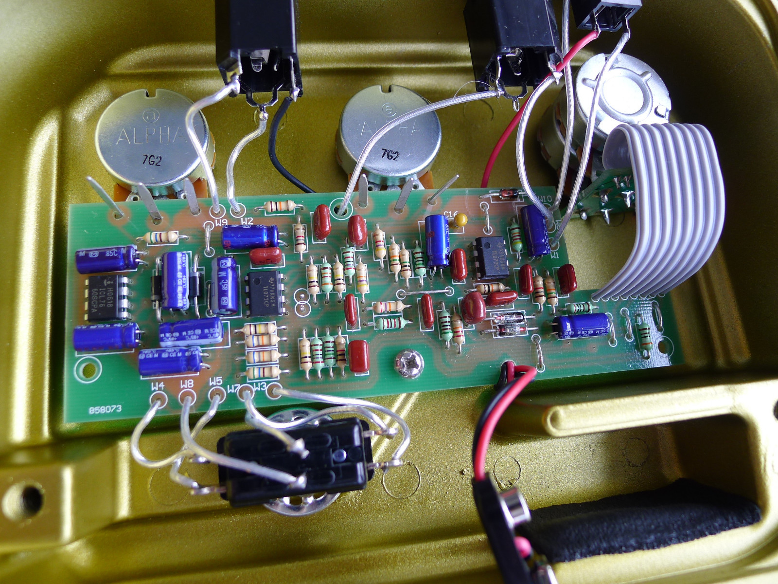 Professional Electric Guitar Overdrive Boost Effects Pedal Completed DIY