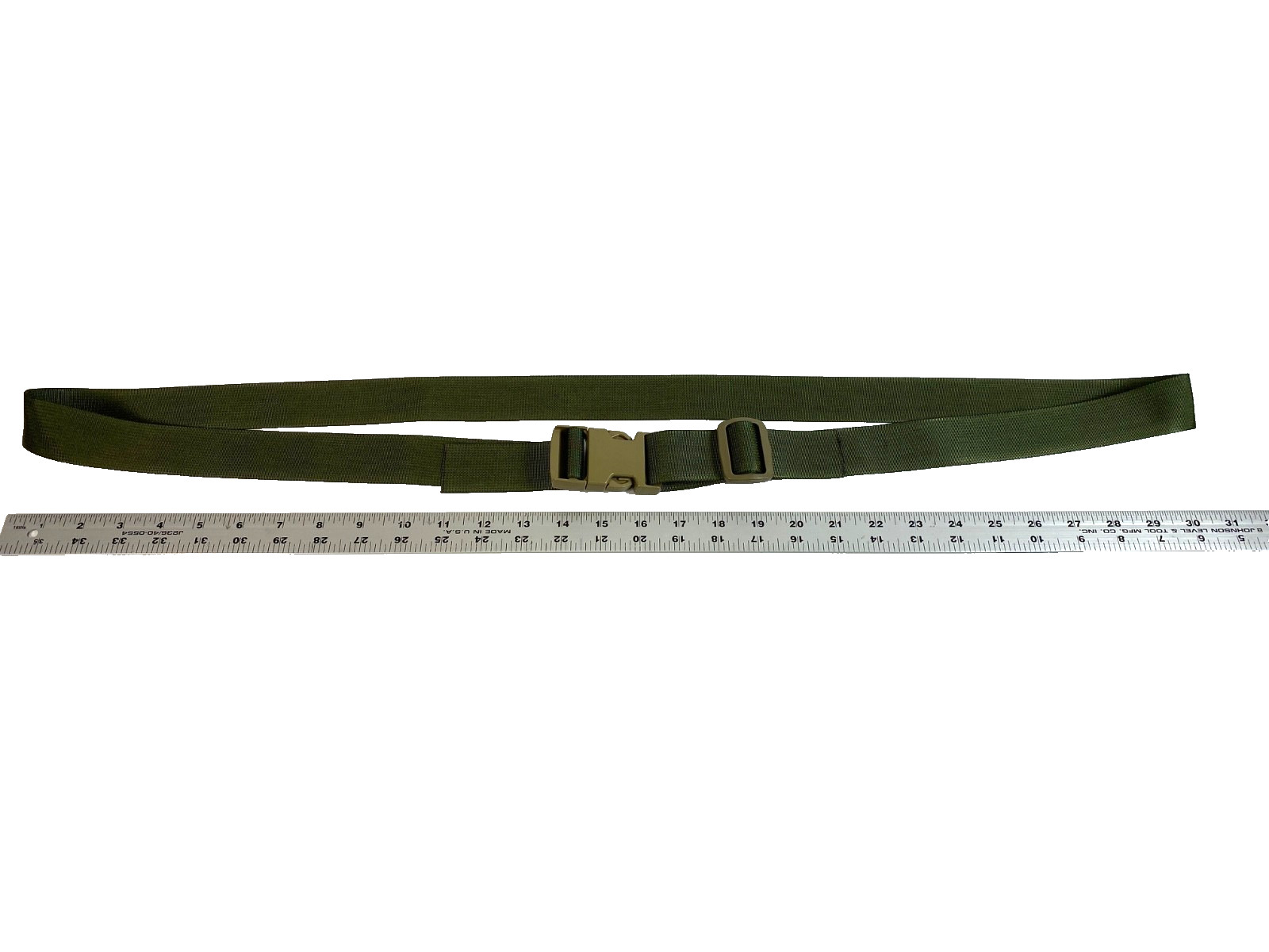 1.5" Lashing Strap Pack ALICE Pack MOLLE Pack Tie Down Cargo Strap RANGER GREEN
