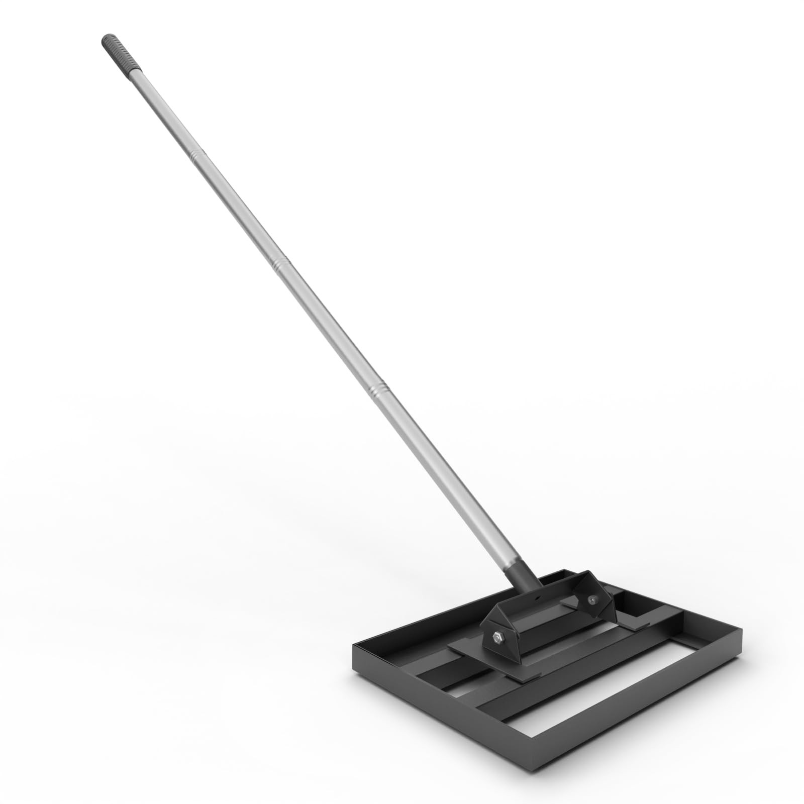 Lawn Leveling Rake 17" x 10" with 78" Adjustable Stainless Steel Handle - Hea...