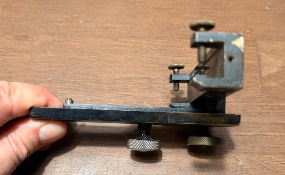 Vintage Spencer Mechanical Stage Microscope Accessory for Biological Laboratory