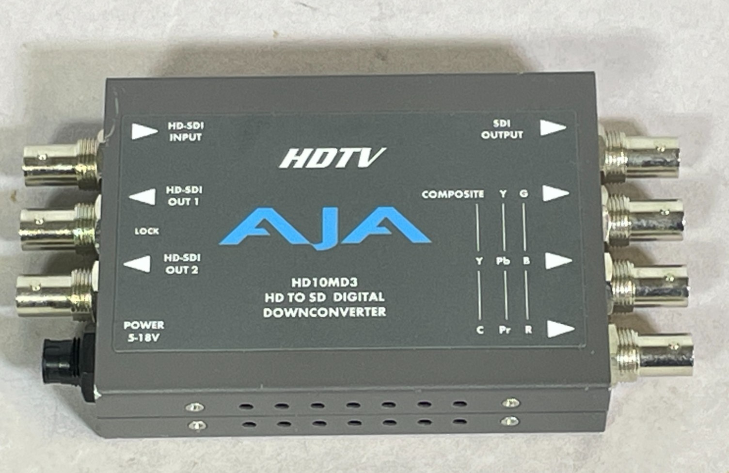 AJA HD10MD3 HD to SD Digital Downconverter  No power supply