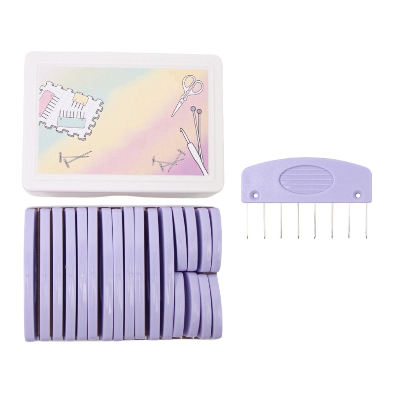 20Pcs Knit Blocking Combs 8-Pin 4-Pin Knit Blocking Combs Knit Blocking Pin Set