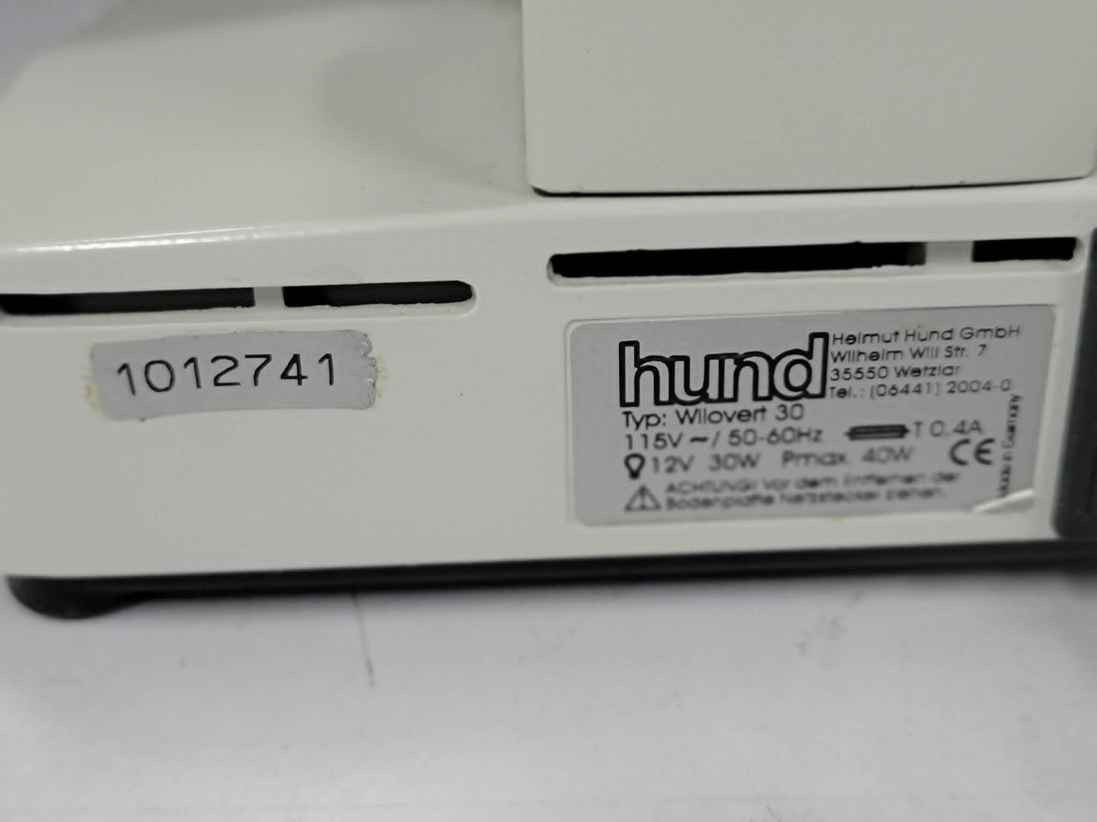 Hund Wetzlar Wilovert 30 Westover Series 8 Inverted Laboratory Microscope