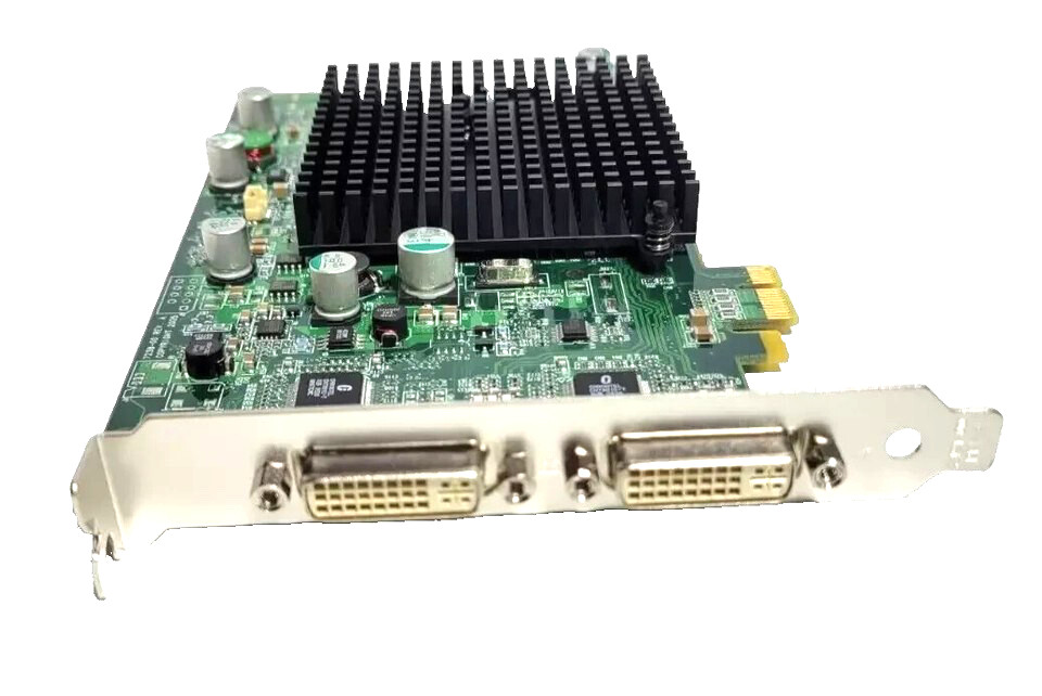 MATROX 7238-00 GRAPHICS CARD P/N: P65-MDDE64X1 DOUBLE PORT NEW.