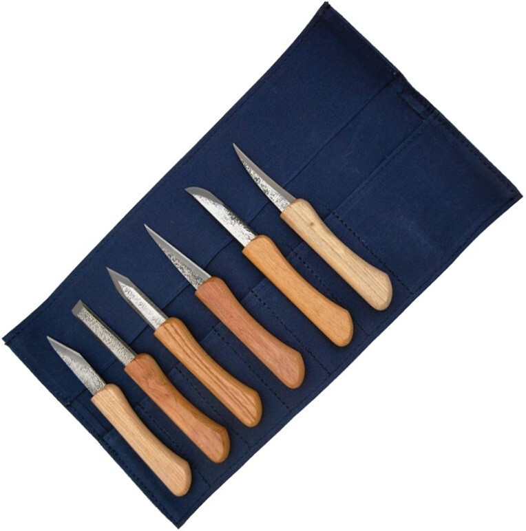 Mikihisa Mikikichan Carving Knives Yoko Kuri Maru Hira Mikazui Ken Wood Handles
